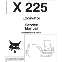 Bobcat X225 - instrukcje napraw - schematy - DTR - service manuals - Bobcat X 225